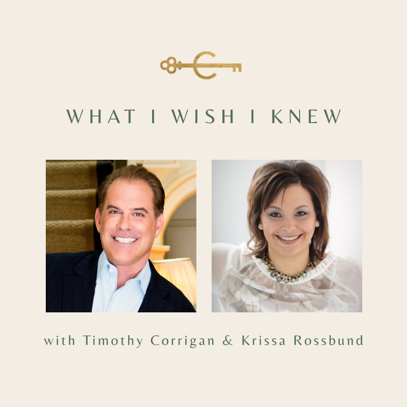 What I Wish I Knew: Timothy Corrigan & Krissa Rossbund, Traditional Home Senior Style and Design Editor
