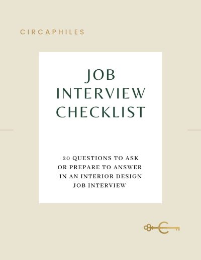 Job Interview Checklist - FREE